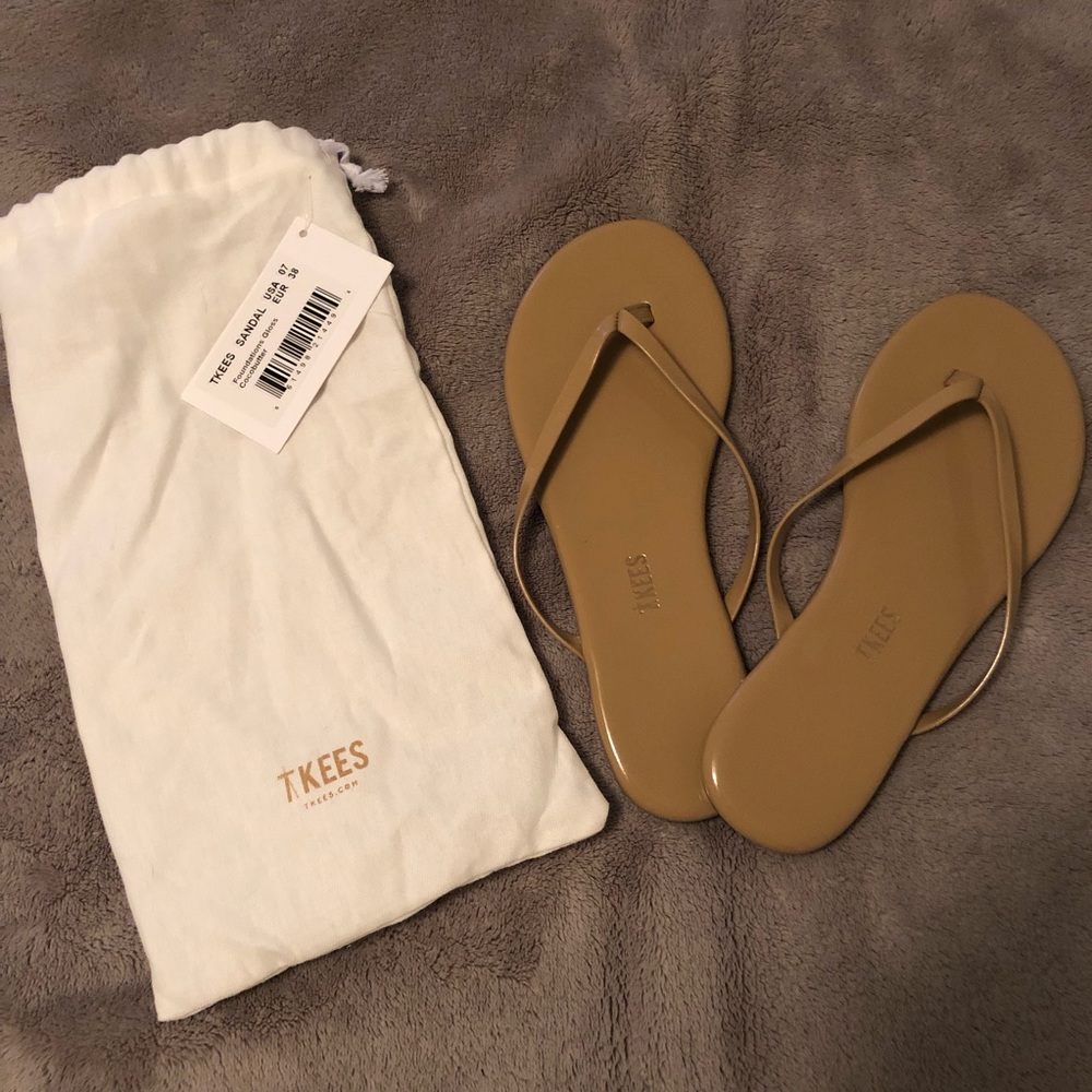 Tkees flip flops Foundation Gloss Size 7 Cocobutter